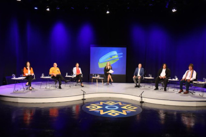 Los candidatos a la Prefectura debatieron en el set de canal Gama TV