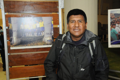 Fotografía de archivo que muestra al fotoperiodista boliviano Martín Alipaz Aliaga.