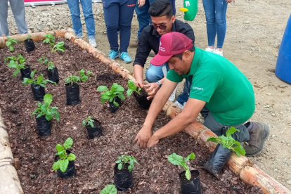 Los alumnos de la carrera Agropecuaria se harán cargo de los cultivos en el huerto.
