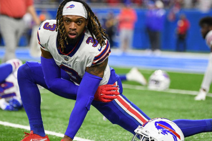 Damar Hamlin, de los Buffalo Bills, volvió a casa para seguir con su recuperación.