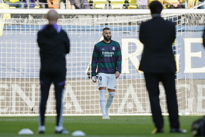 El delantero francés del Real Madrid, Karim Benzema, trata de recuperar su mejor estado de forma.