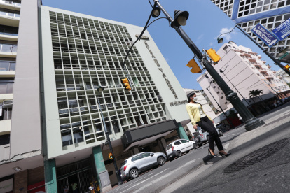 VISTA DE LA FACHADA DEL EDIFICIO FINANCIERO UBICADO EN EL CENTRO DE GUAYAQUIL |
Edificio de la Bolsa de Valores de Guayaquil Agencia (ag-extra)
