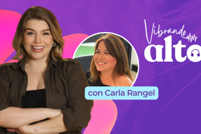 Vibrando alto con Carla Rangel.