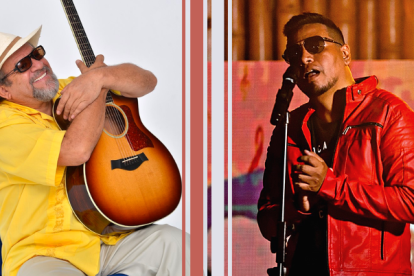 Viejo Napo y Hesny, dos estilos distintos que comparten el gusto por la buena música.