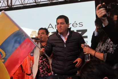 Postura. Andrés Arauz estaría en una línea diferente a la de Aquiles Álvarez, según Correa.