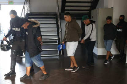 Los detenidos fueron puestos a orden de las autoridades.