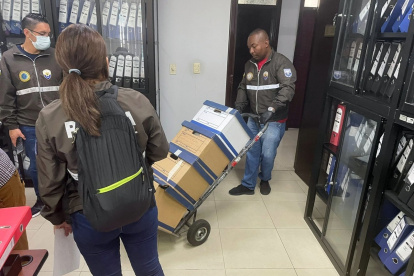 Acción. El operativo se realizó con la autorización de un juez.