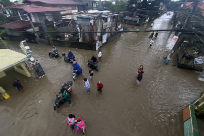 Imagen de archivo de inundaciones en Filipinas. EFE/EPA/FRANCIS R. MALASIG