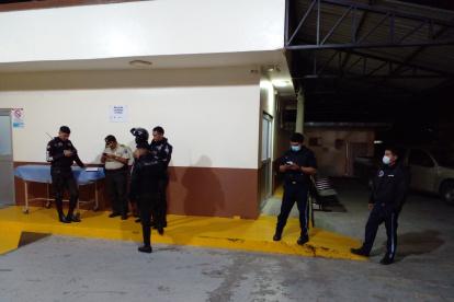 Daule. En el hospital local se atendió al herido. Ahora está en Guayaquil.