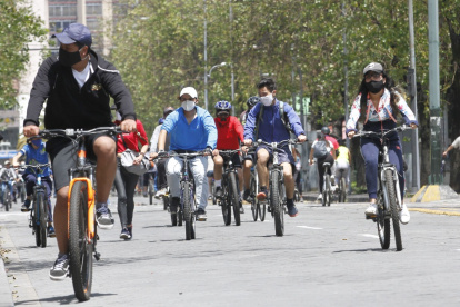 Horarios. Estos se mantienen y se pide a los ciclistas tomar precauciones.