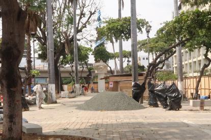 1.-Pisos. Hasta el pasado 12 de enero, los trabajos se enfocaban en detalles del piso.