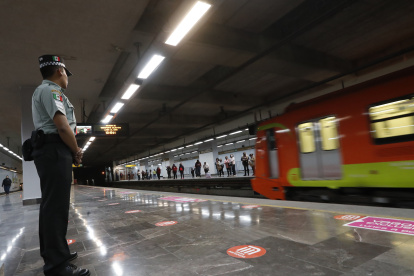 Trabajos. El resto de estaciones continuará en obra de reforzamiento estructural.