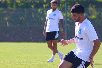 José Albertí, entrenando con Emelec en Argentina donde hace la pretemporada el cuadro azul.