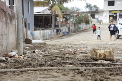 Safando. El barrio Las Peñas del recinto Safando es una muestra de la falta de atención que viven por años sus habitantes.