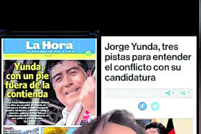 Parte del video de candidata.