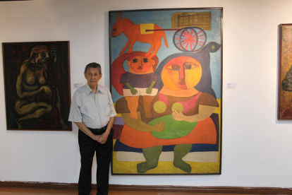 Parte de la exposición de artista.