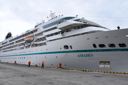 El buque arribó en el Puerto Marítimo de Guayaquil