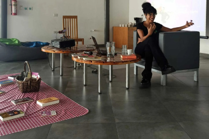 Guayaquil. La poeta Yuliana Ortiz Ruano, egresada de la carrera de Literatura de la Universidad de las Artes