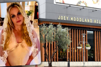 Britney tuvo un comportamiento que no gustó a su esposo, quien la dejó abandonada en el lugar.