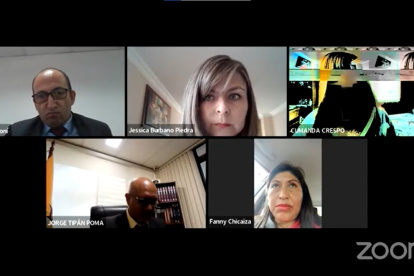 La sesión de la comisión ciudadana de selección fue virtual el 17 de enero de 2023.