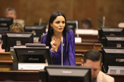 onente. La asambleísta separada de la Izquierda Democrática Yeseña Guamaní es una gran aliada de quienes la destituyeron de la Vicepresidencia.