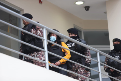 Diligencia. El miércoles la cadete acudió a la audiencia en la que le revocaron la prisióm.