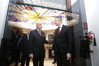 Acto. En la cita, se dialogó sobre un futuro acuerdo en temas de hidrocarburos y defensa.