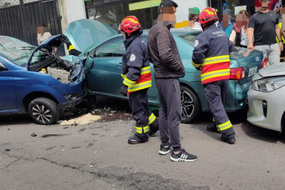 Un accidente afectó la cotidianidad del barrio.