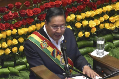 Ejecutivo.- El presidente de Bolivia, Luis Arce.