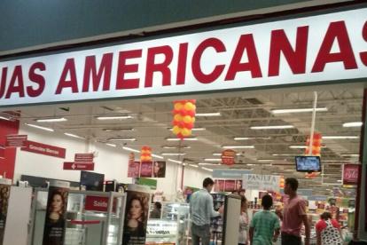 Tiendas.- Una de los almacenes de Lojas Americanas.