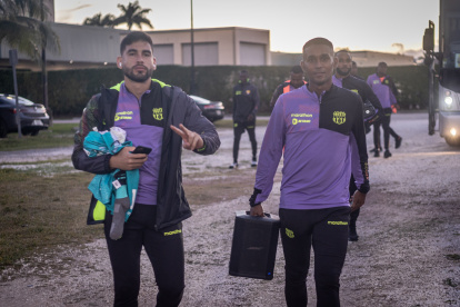 Los jugadores del Ídolo durante la jornada del viernes en Estados Unidos.