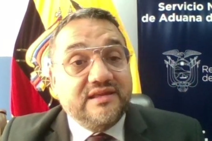 Autoridad.- Felipe Ochoa, subdirector general de Operaciones, de Senae.