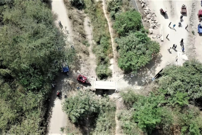 Pasos fronterizos ilegales en el sector de Huaquillas, en límites con Perú.
