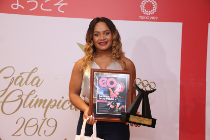 Neisi Dajomes, fue la última senior en ser galardonada con el Citius Altius Fortius en 2019.