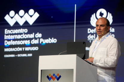 Foto de archivo del defensor del Pueblo de Colombia, Carlos Camargo. EFE/ Ricardo Maldonado Rozo