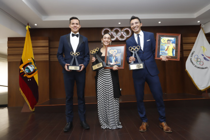 Andrés Torres, mejor juvenil masculino, y Gabriela Vargas con Jota Bolaños, en sénior, fueron los deportistas premiados.