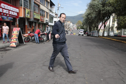 Patricio Alarcón anunció su candidatura a la Alcaldía de Quito por el Partido Social Cristiano en agosto de 2022.