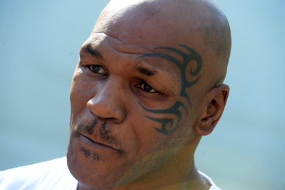 El exboxeador campeón de los pesos pesados, el estadounidense Mike Tyson, en una fotografía de archivo.