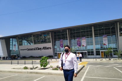 Terminal.- El aeropuerto internacional de Manta, General Eloy Alfaro.