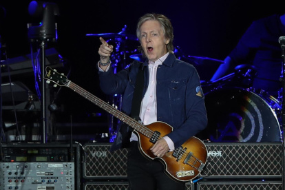 Paul McCartney durante un concierto en marzo de 2019 en Santiago (Chile).