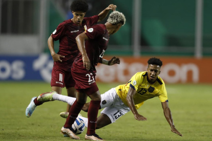 La selección de Ecuador jamás pudo romper la marca impuesta por el combinado de Venezuela