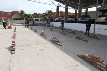 Hallan más de una tonelada de cocaína camuflada en palets dentro de un contenedor.