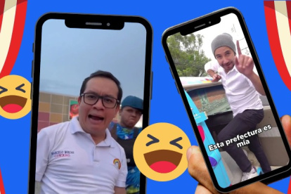 Marcelo Vargas y "Jota" Lloret disfrutan cada minuto de su campaña electoral de las seccionales.