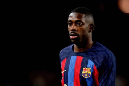 Ousmane Dembélé, ofensivo del FC. Barcelona, será baja por una dolencia.
