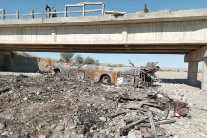 Imagen del accidente.