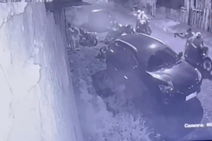 Cámara de seguridad captó el instante en que se registró la matanza.