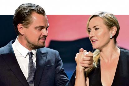 Leonardo y Kate.