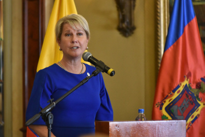 Jennifer Jones, presidenta de Rotary Internacional de visita por Ecuador.