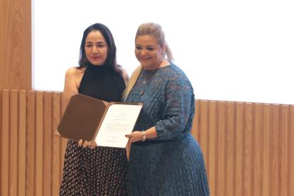 Reconocimiento. La Asamblea Nacional felicitó a UTEG por su aniversario.