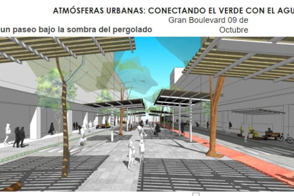 El río fue lo que motivó a docentes y universitarios a armar un proyecto arquitectónico que se llevó el primer lugar.